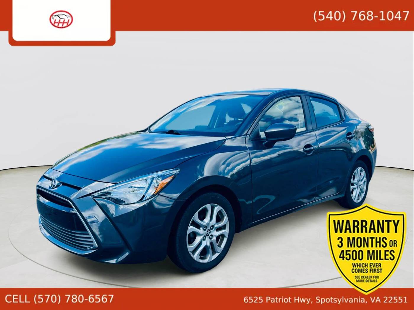 2016 Scion iA Base — Sedan — 51,819 mi — Spotsylvania Courthouse, VA