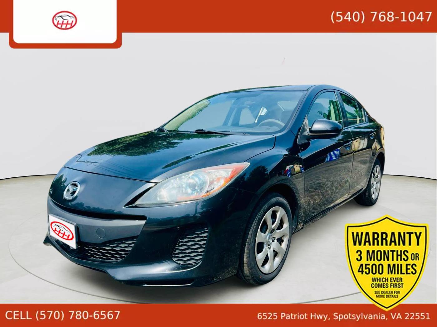 2013 Mazda Mazda3 i Sport — Sedan — 97,522 mi — Spotsylvania Courthouse, VA