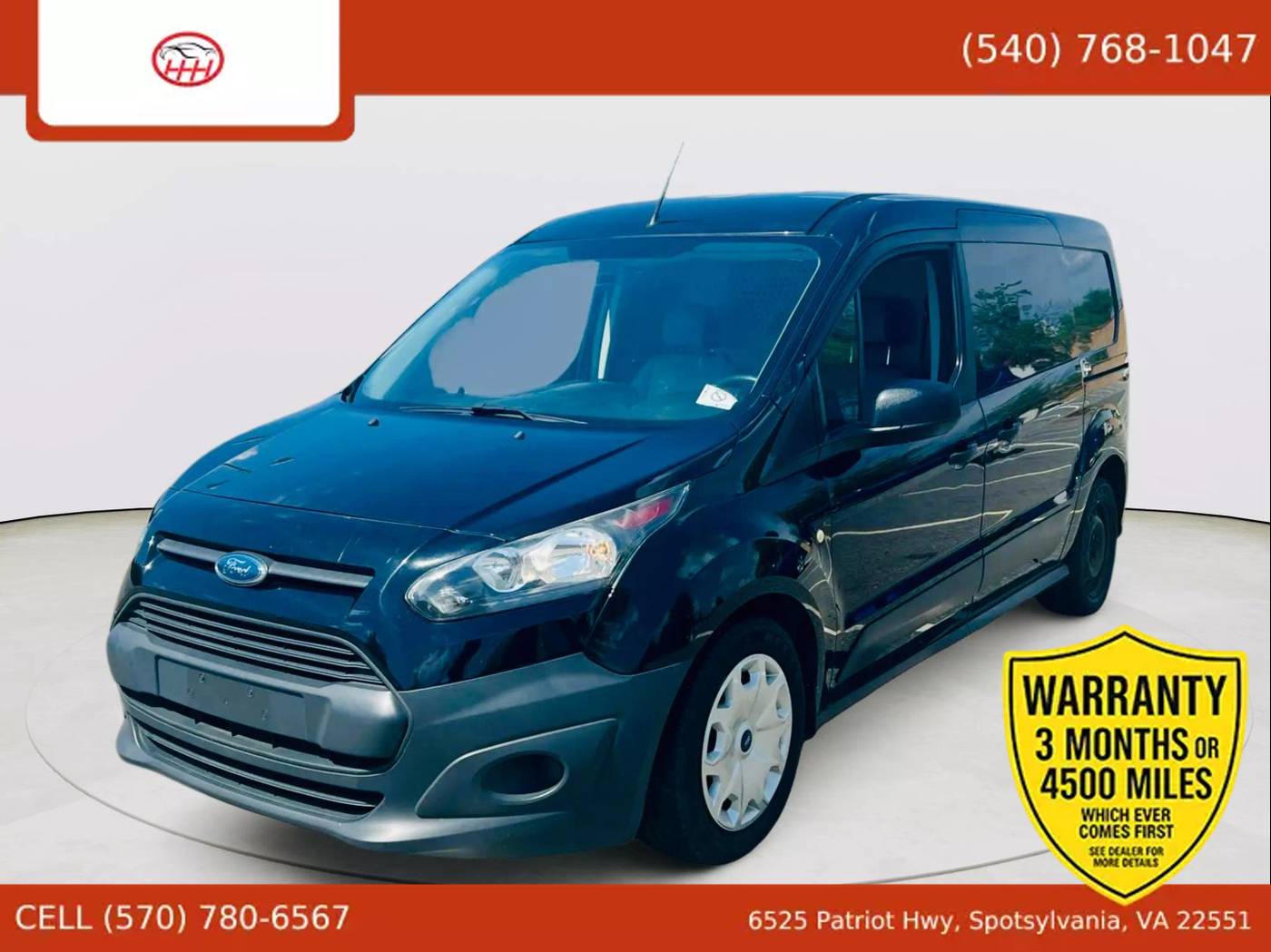 2017 Ford Transit Connect Van XL — Cargo Van — 46,231 mi — Spotsylvania Courthouse, VA