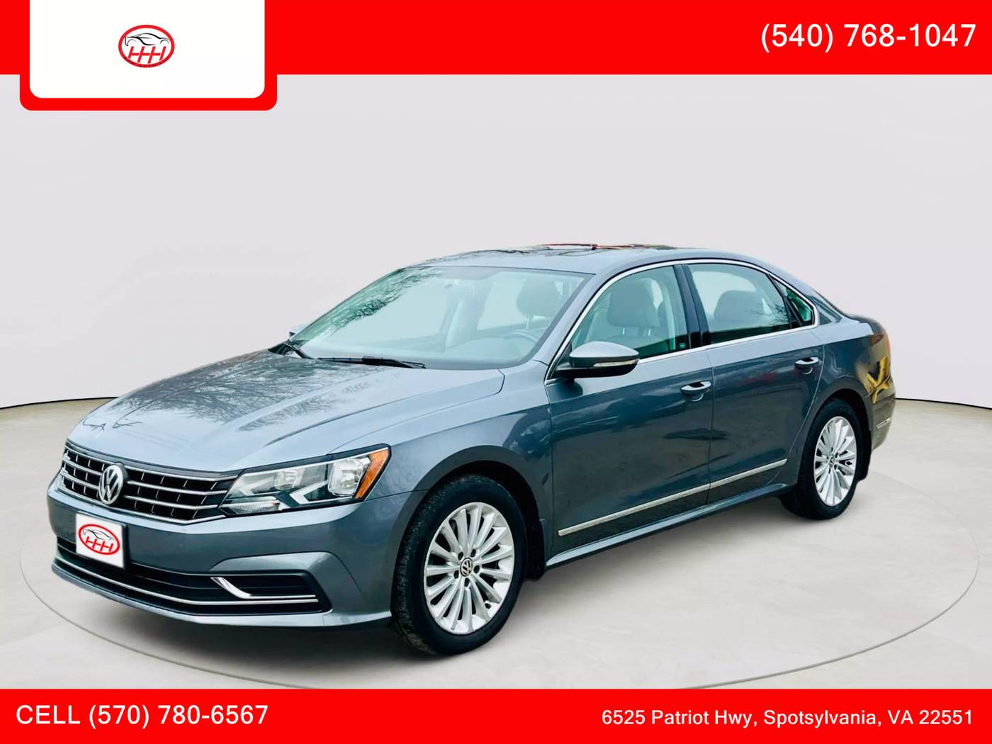 2017 Volkswagen Passat 1.8T SE — Sedan — 65,895 mi — Spotsylvania Courthouse, VA