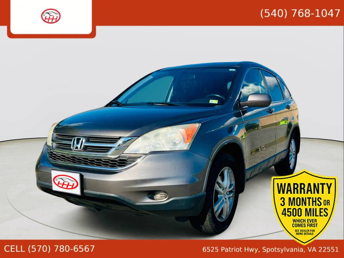2010 Honda CR-V EX-L — SUV — 145,923 mi — Spotsylvania Courthouse, VA