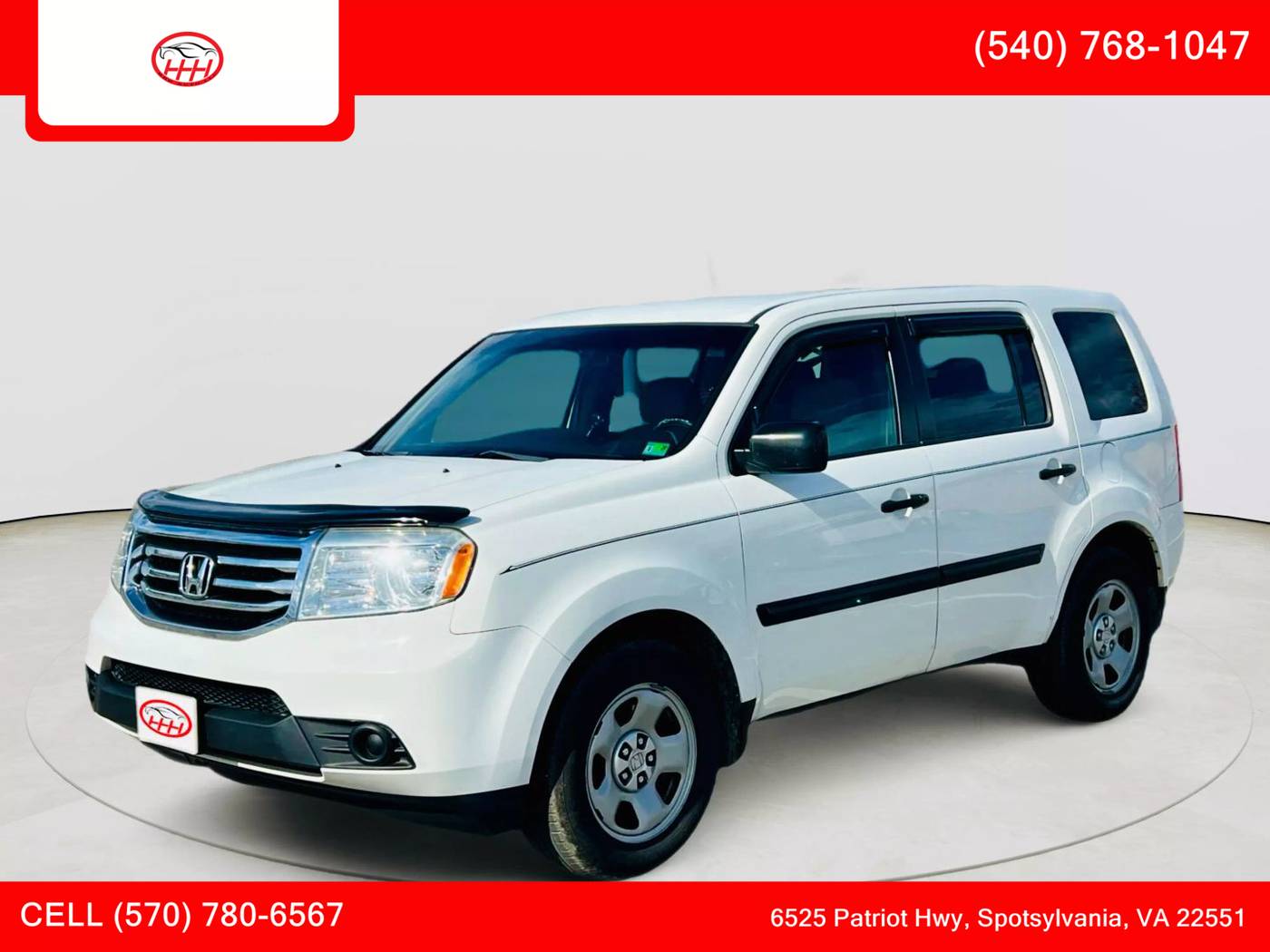 2013 Honda Pilot LX — SUV — 150,173 mi — Spotsylvania Courthouse, VA