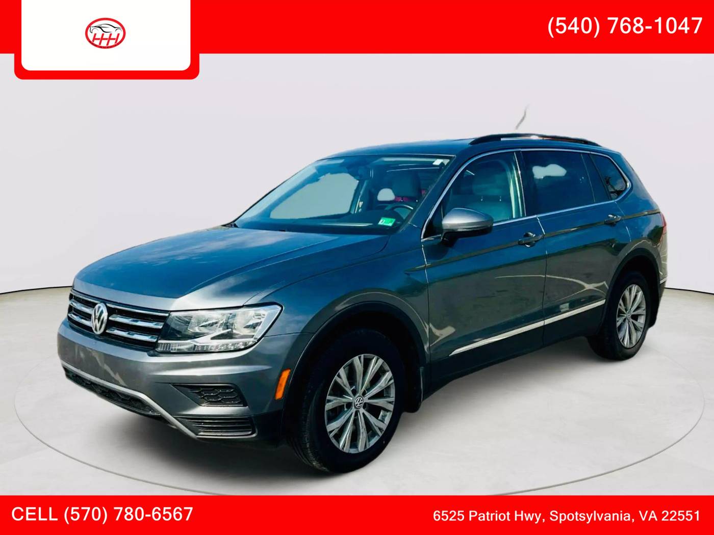 2018 Volkswagen Tiguan SE — SUV — 48,273 mi — Spotsylvania Courthouse, VA