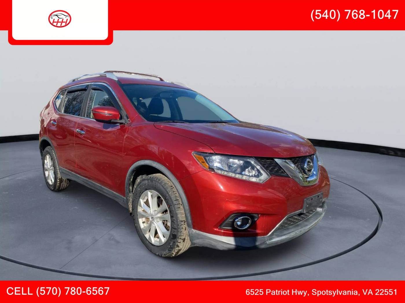 2016 Nissan Rogue SV — SUV — 93,298 mi — Spotsylvania Courthouse, VA
