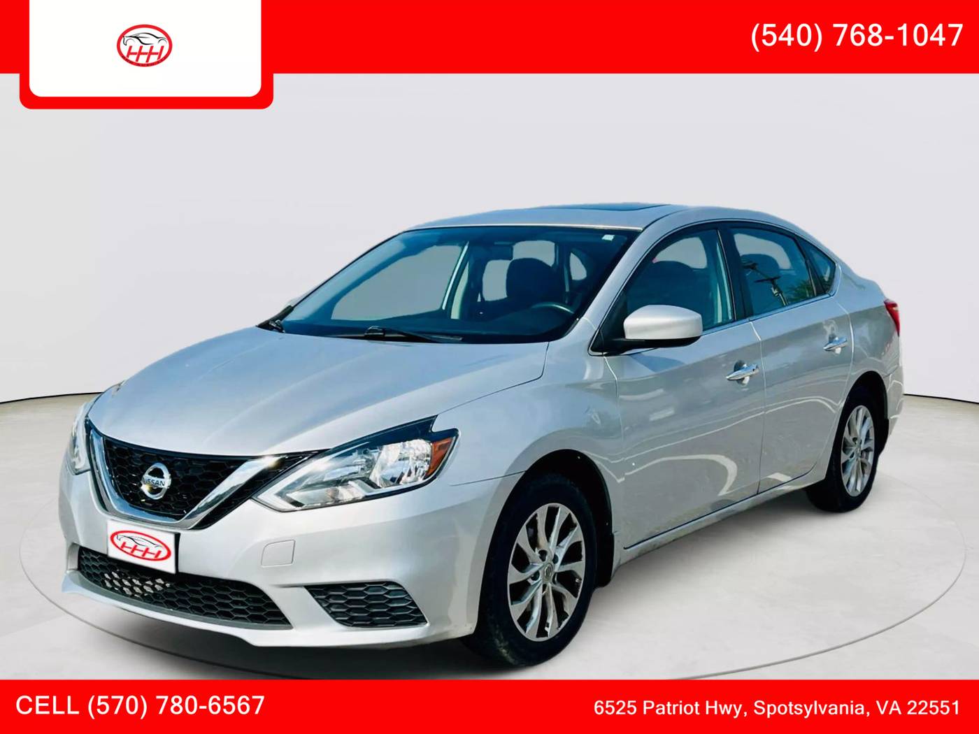 2018 Nissan Sentra SV — Sedan — 95,300 mi — Spotsylvania Courthouse, VA