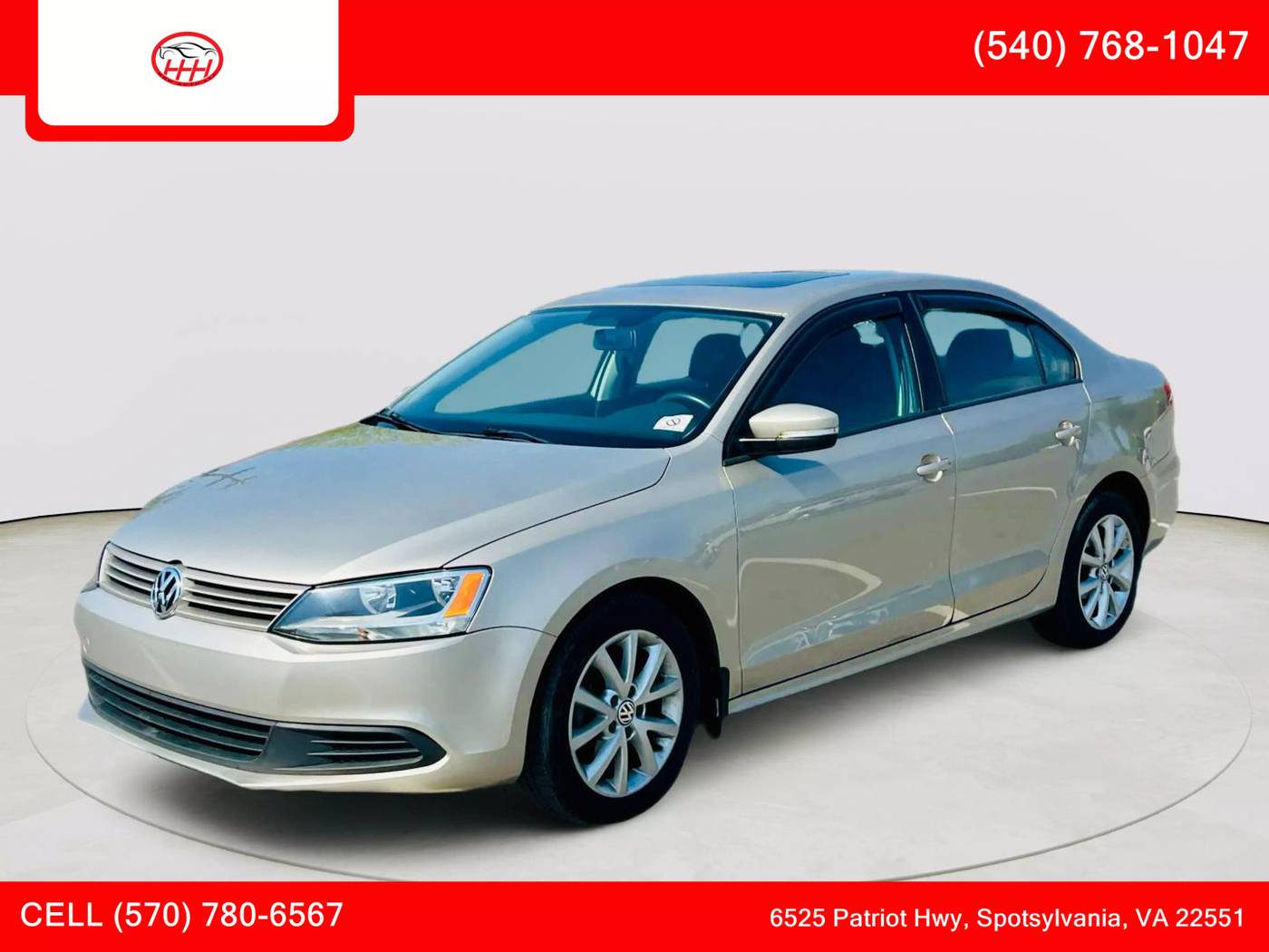 2012 Volkswagen Jetta SE — Sedan — 109,600 mi — Spotsylvania Courthouse, VA