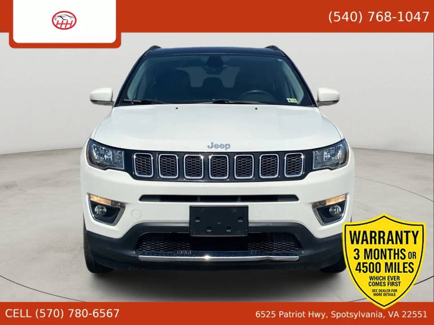 2018 Jeep Compass Limited — SUV — 89,950 mi — Spotsylvania Courthouse, VA