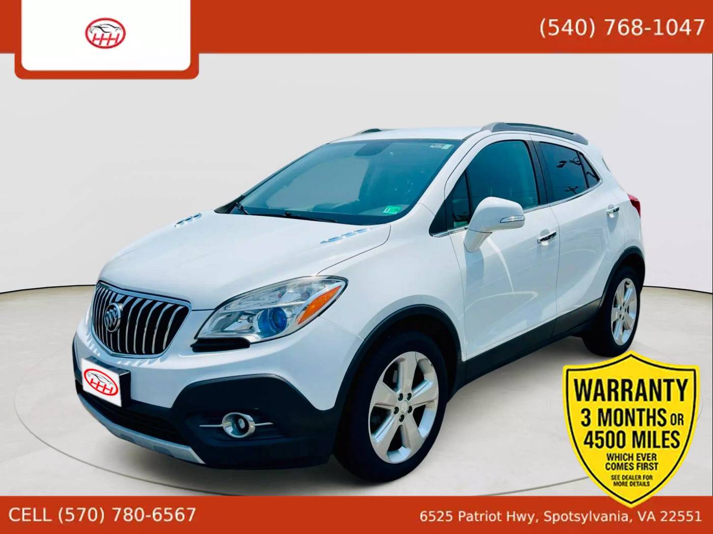 2016 Buick Encore Convenience — SUV — 64,030 mi — Spotsylvania Courthouse, VA