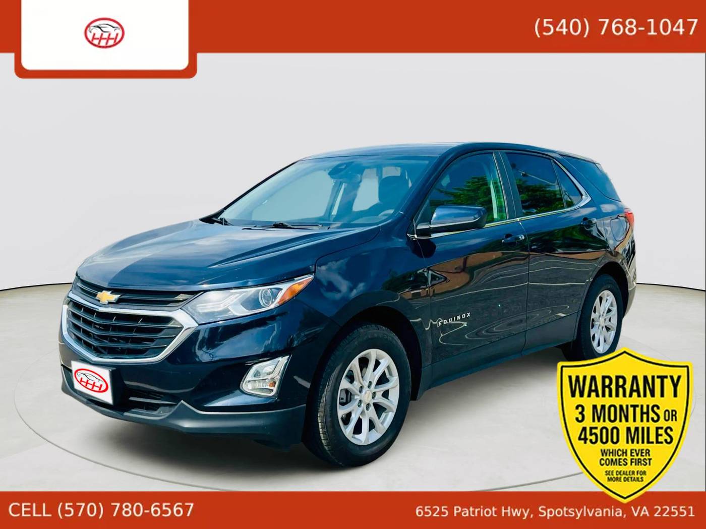 2021 Chevrolet Equinox LT — SUV — 82,199 mi — Spotsylvania Courthouse, VA
