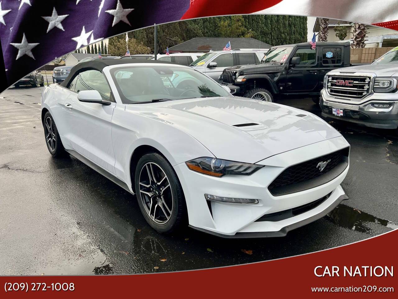 2022 Ford Mustang EcoBoost Premium — Convertible — 65,455 mi — Ceres, CA