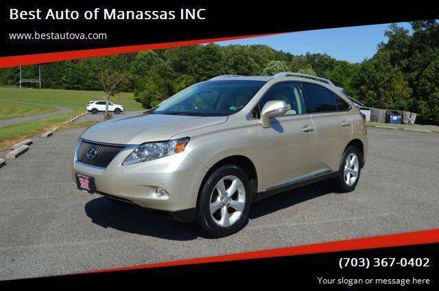 2012 Lexus RX RX 350 — SUV — 111,353 mi — Manassas, VA