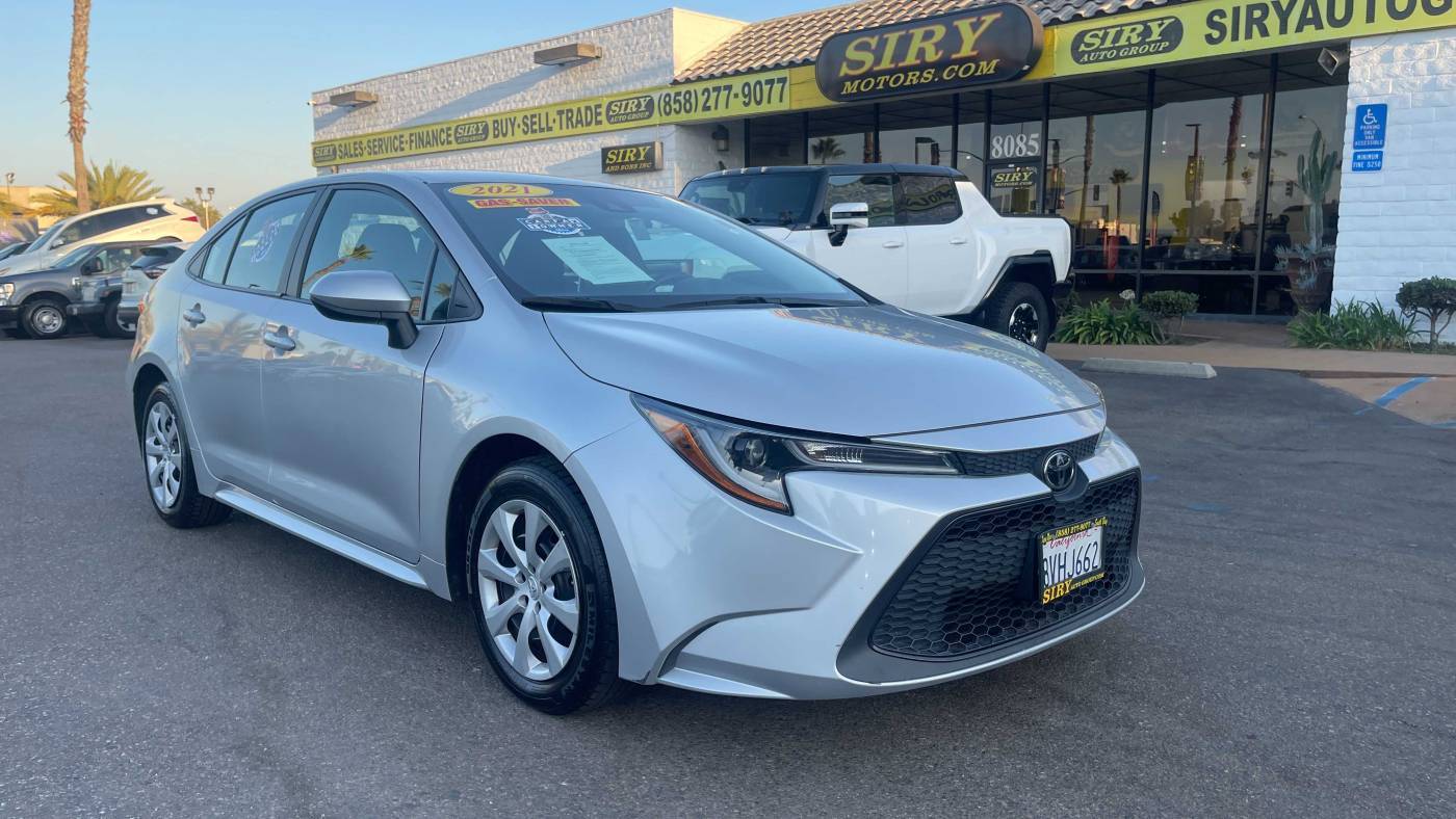 2021 Toyota Corolla LE — Sedan — 63,243 mi — San Diego, CA