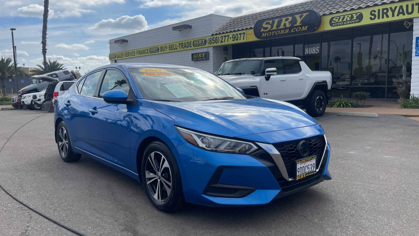 2022 Nissan Sentra SV — Sedan — 57,581 mi — San Diego, CA
