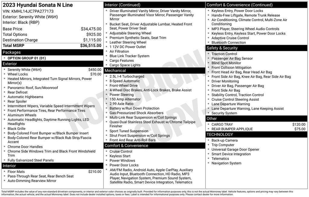 2023 Hyundai Sonata N Line — Sedan — 30,466 mi — Gilroy, CA