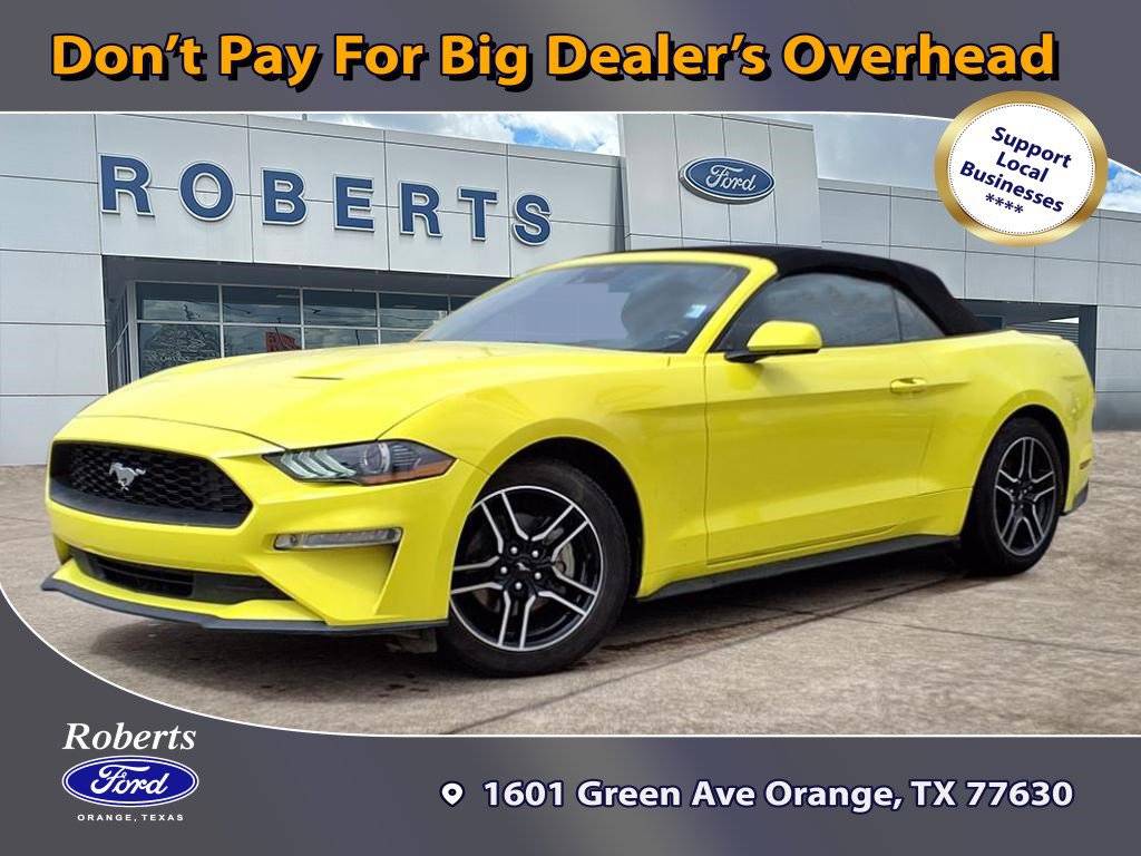 2021 Ford Mustang EcoBoost Premium — Convertible — 78,381 mi — Orange, TX