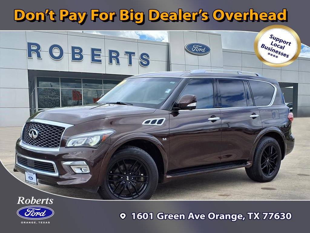 2017 INFINITI QX80 Standard — SUV — 133,716 mi — Orange, TX