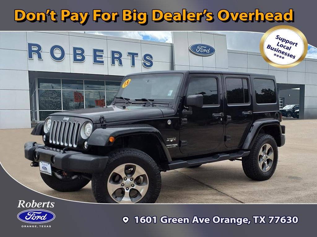 2018 Jeep Wrangler Sahara — SUV — 79,605 mi — Orange, TX