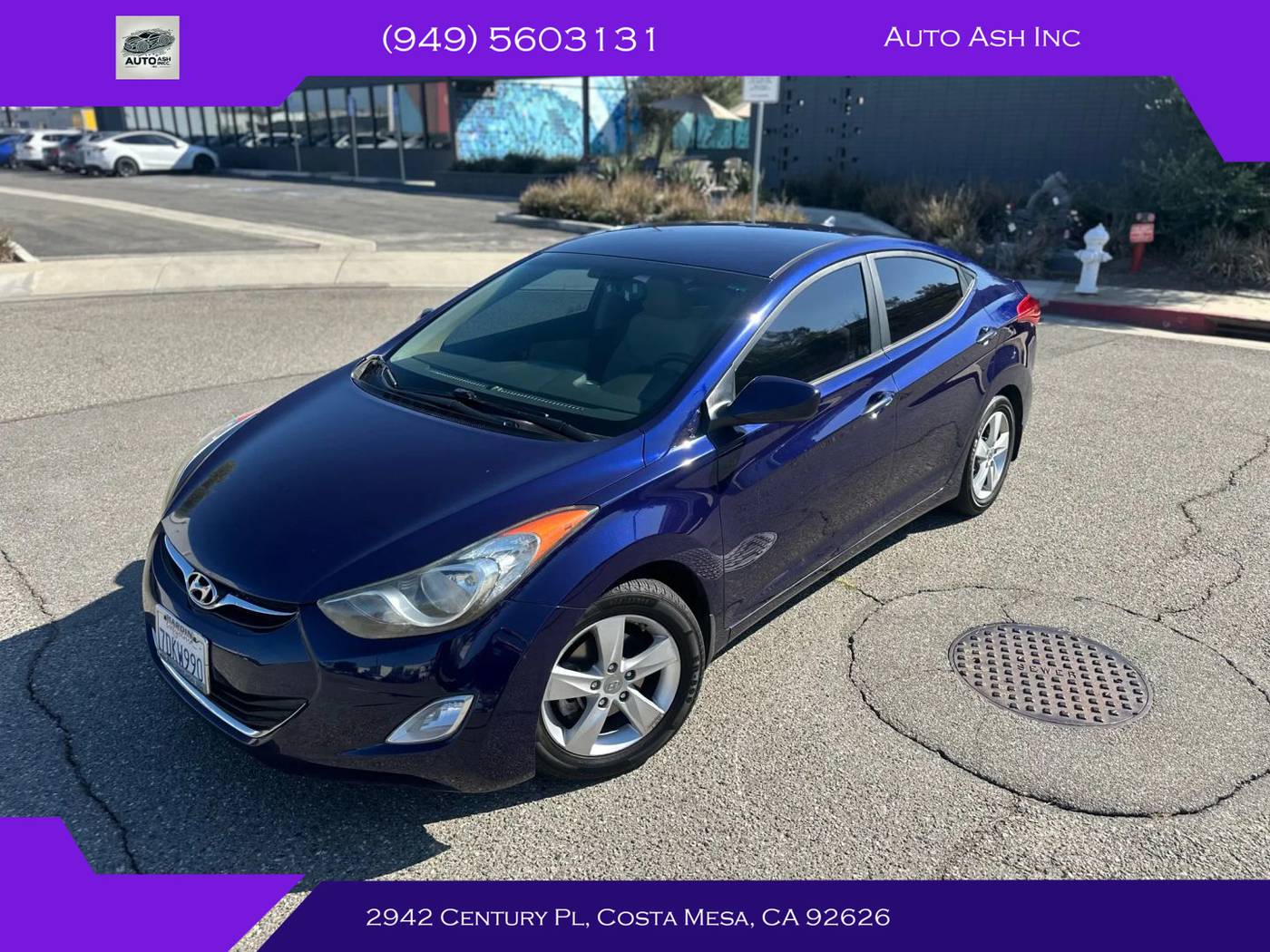 2013 Hyundai Elantra GLS — Sedan — 89,745 mi — Costa Mesa, CA