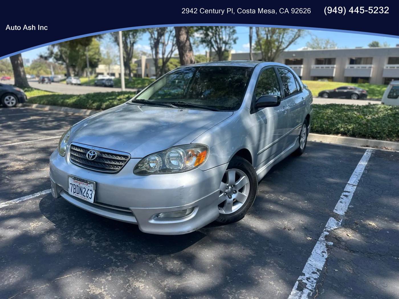 2008 Toyota Corolla S — Sedan — 166,091 mi — Costa Mesa, CA