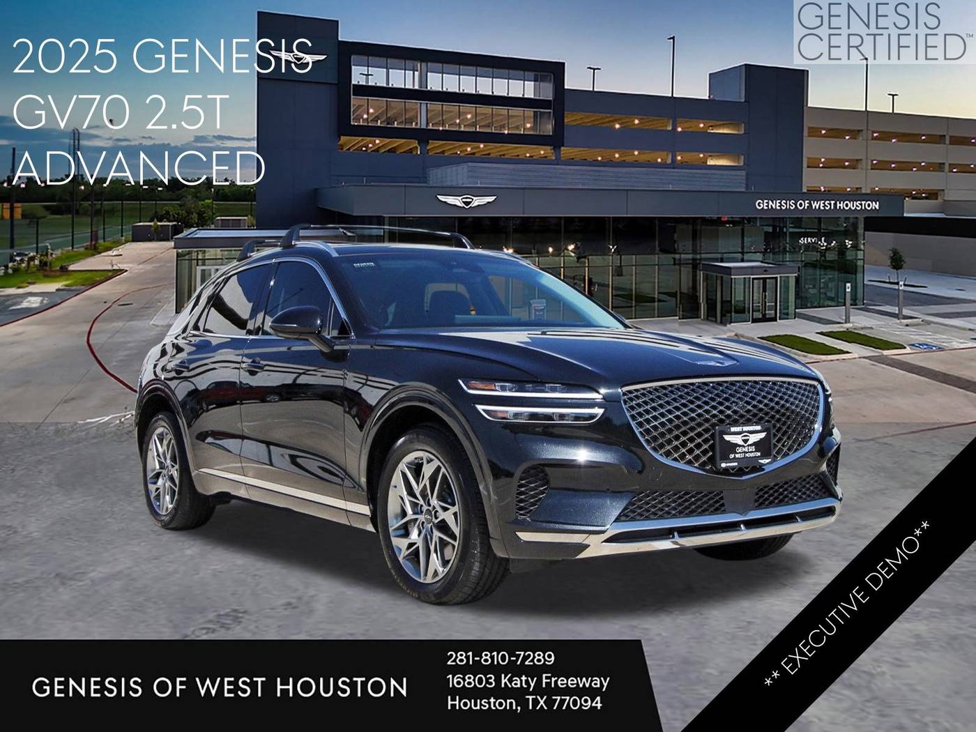 2025 Genesis GV70 2.5T — SUV — 5,742 mi — Houston, TX