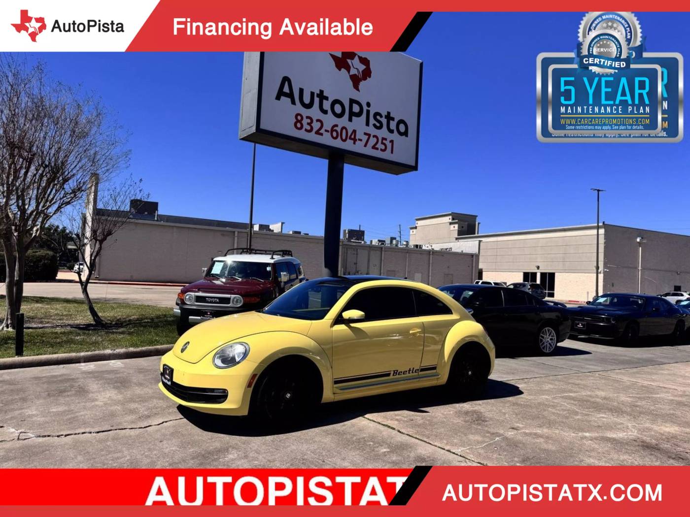 2013 Volkswagen Beetle 2.5 — Hatchback — 147,098 mi — Houston, TX