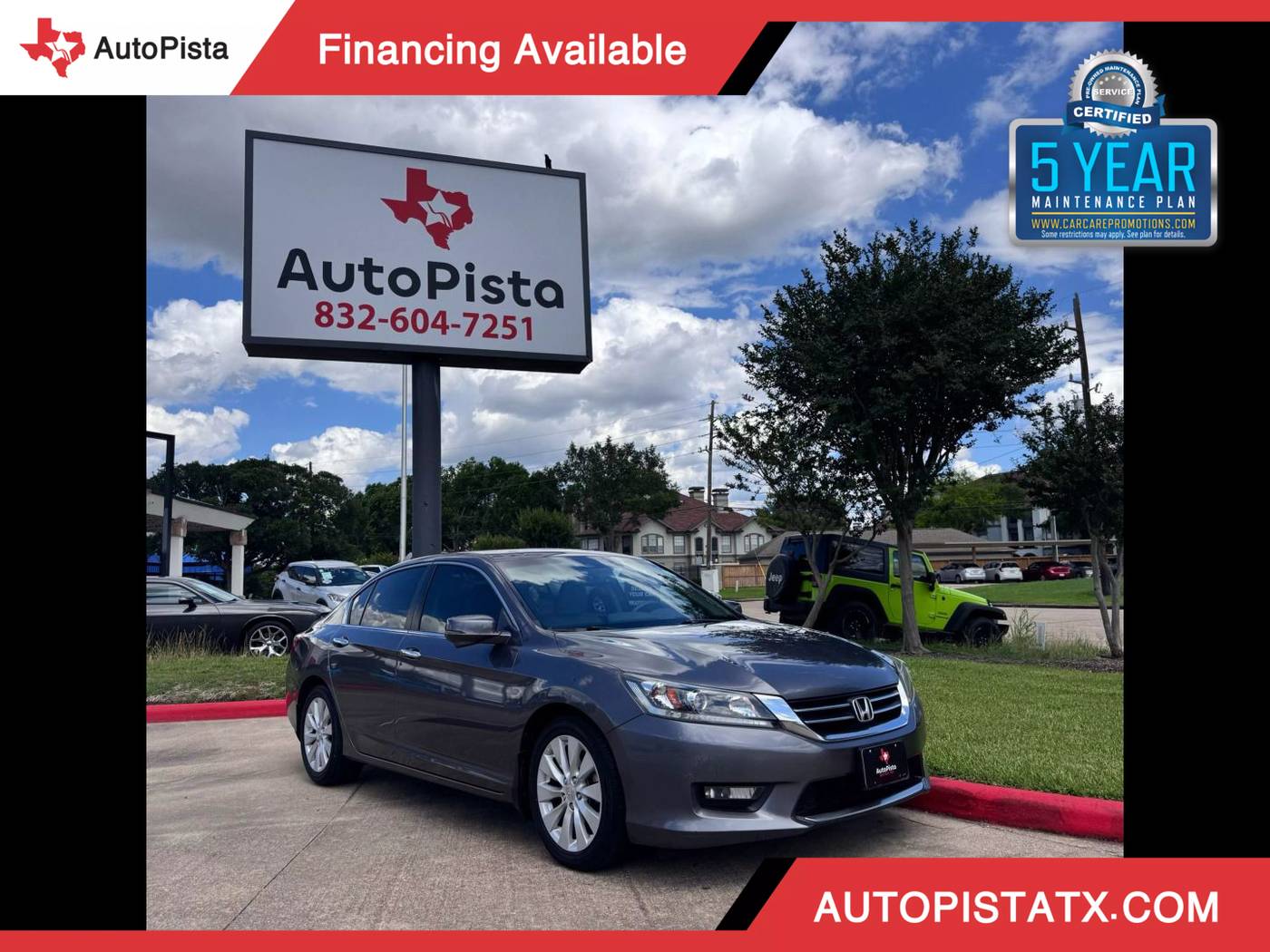 2015 Honda Accord EX-L — Sedan — 190,871 mi — Houston, TX