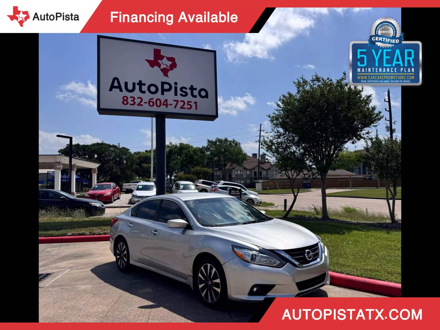 2016 Nissan Altima 2.5 SV — Sedan — 132,421 mi — Houston, TX
