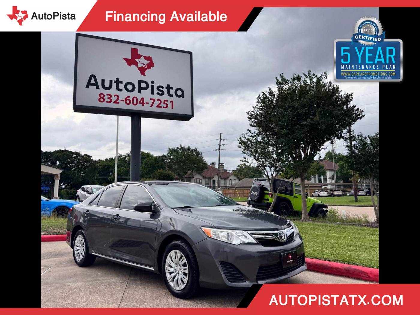 2012 Toyota Camry LE — Sedan — 84,652 mi — Houston, TX