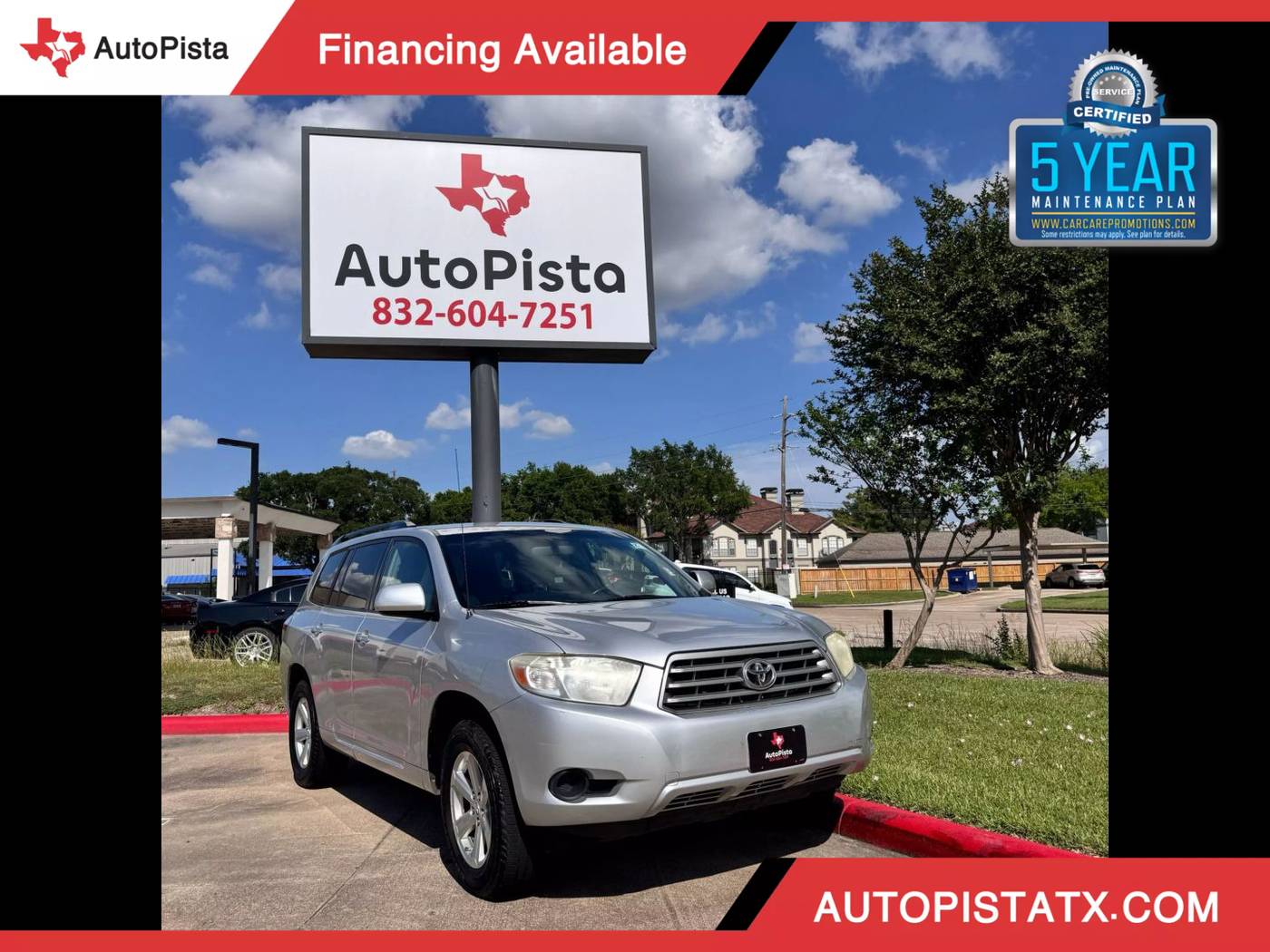 2008 Toyota Highlander Base — SUV — 163,982 mi — Houston, TX