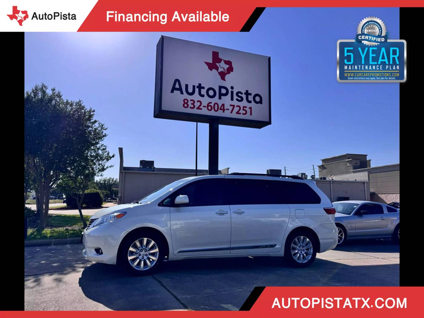 2015 Toyota Sienna XLE Premium — Minivan — 162,909 mi — Houston, TX