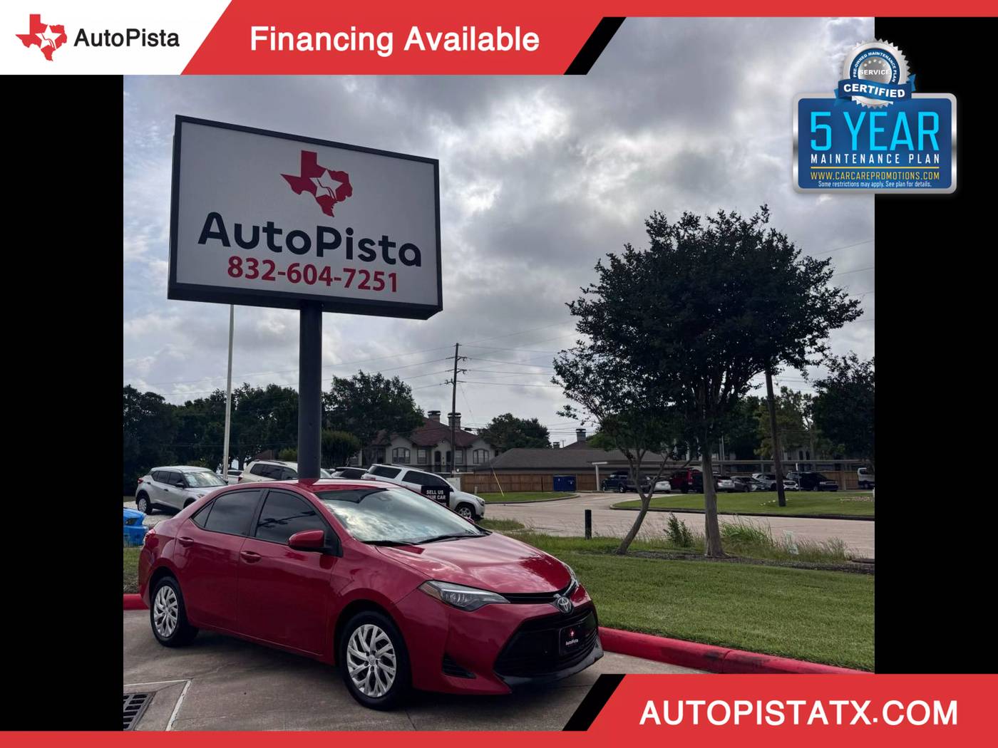 2018 Toyota Corolla LE — Sedan — 178,623 mi — Houston, TX
