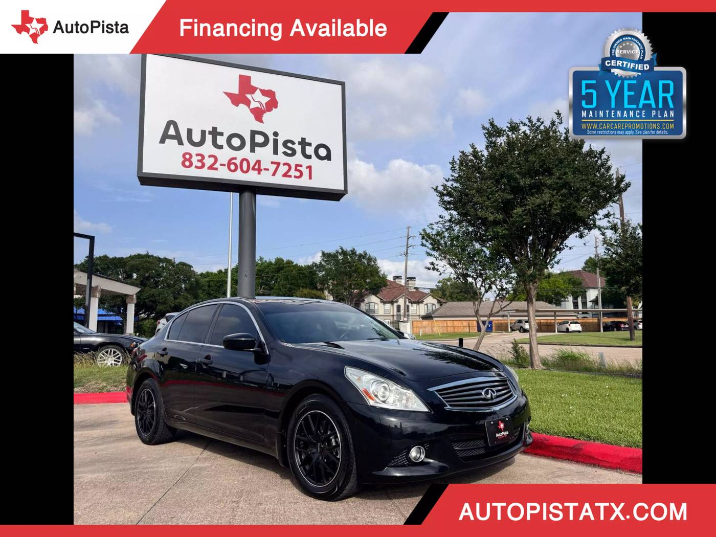 2013 INFINITI G G37x — Sedan — 150,730 mi — Houston, TX