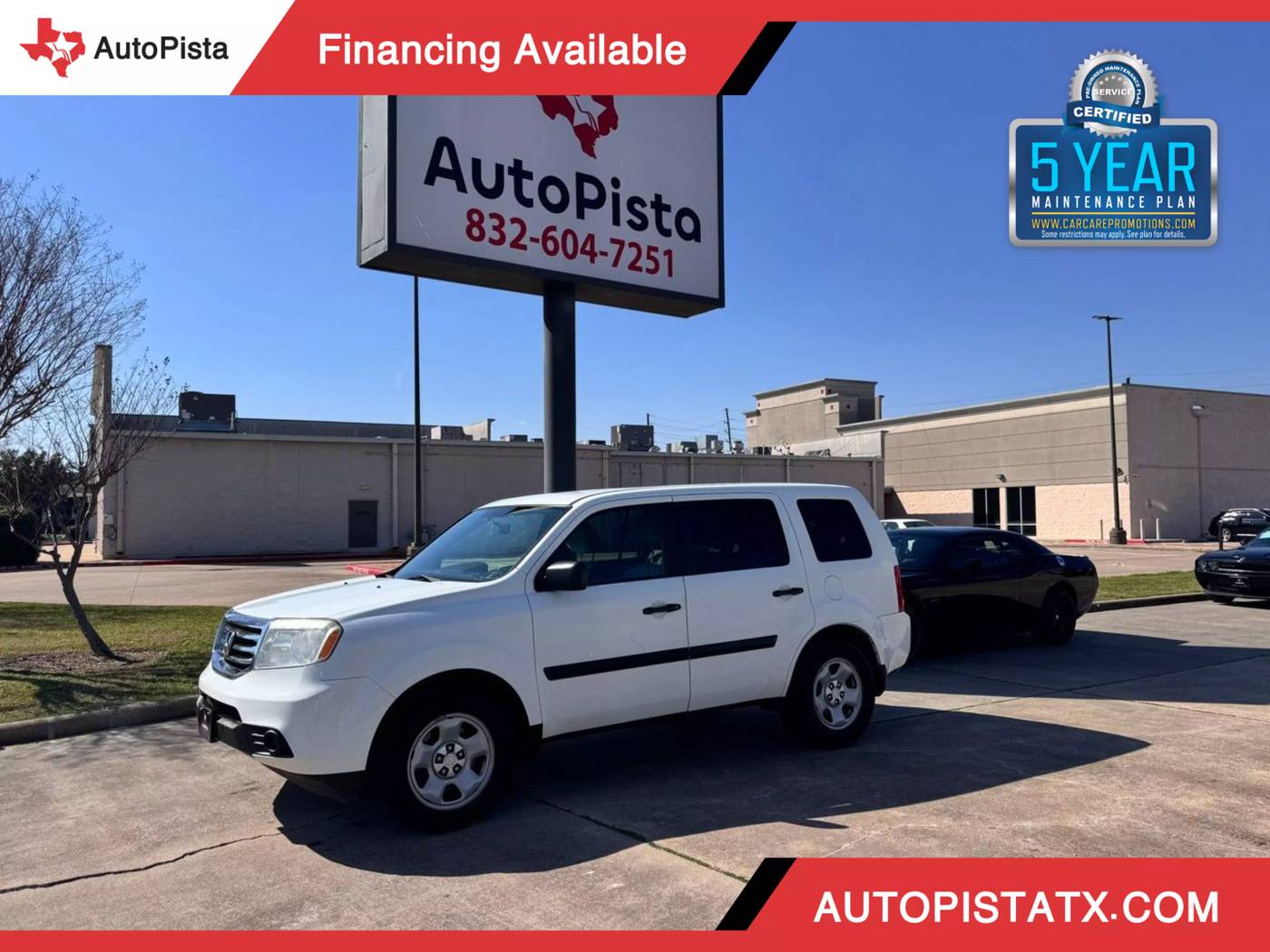 2013 Honda Pilot LX — SUV — 143,390 mi — Houston, TX