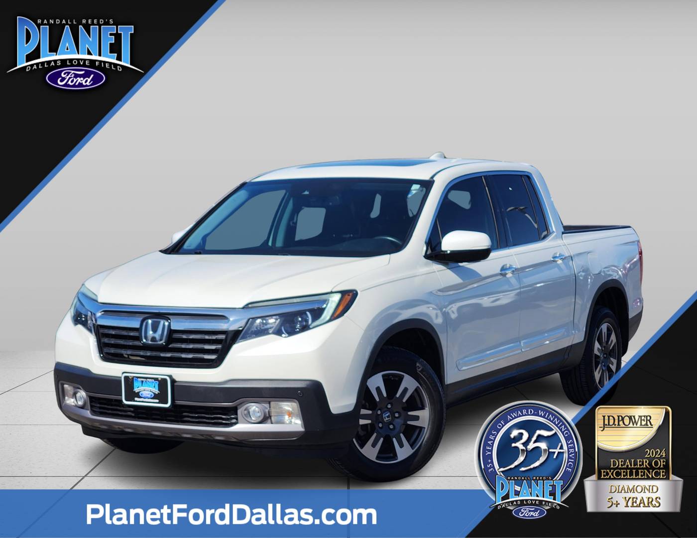 2018 Honda Ridgeline RTL-E — Pickup Truck — 68,768 mi — Dallas, TX