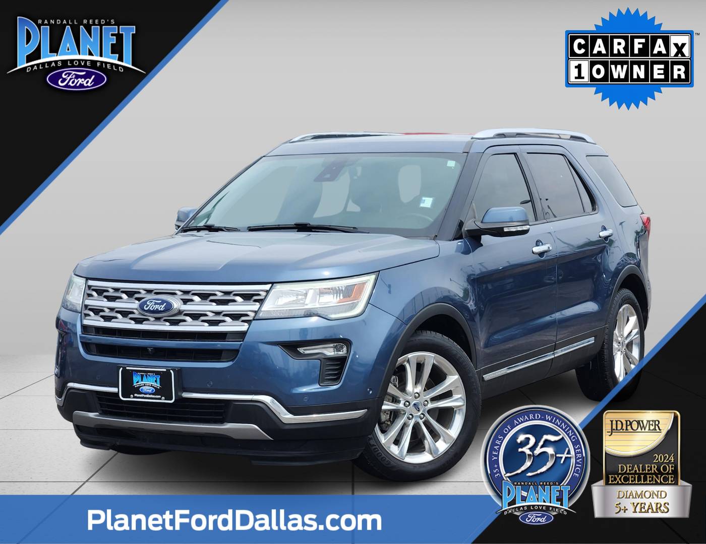2019 Ford Explorer Limited — SUV — 55,939 mi — Dallas, TX