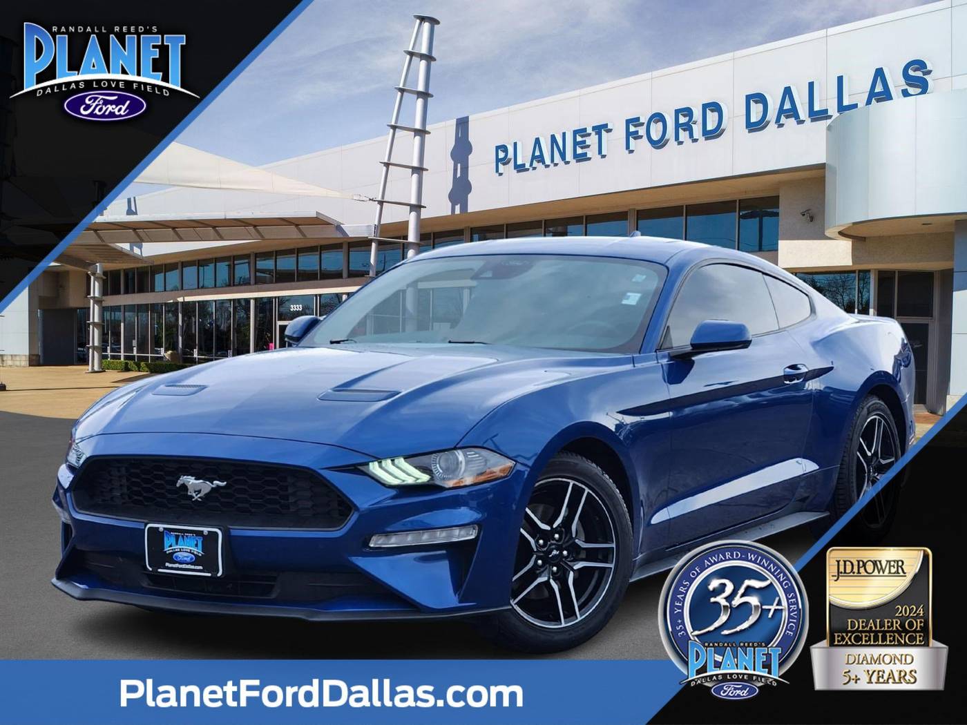 2022 Ford Mustang EcoBoost — Coupe — 44,106 mi — Dallas, TX