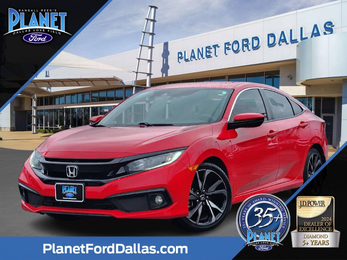 2019 Honda Civic Sport — Sedan — 90,601 mi — Dallas, TX