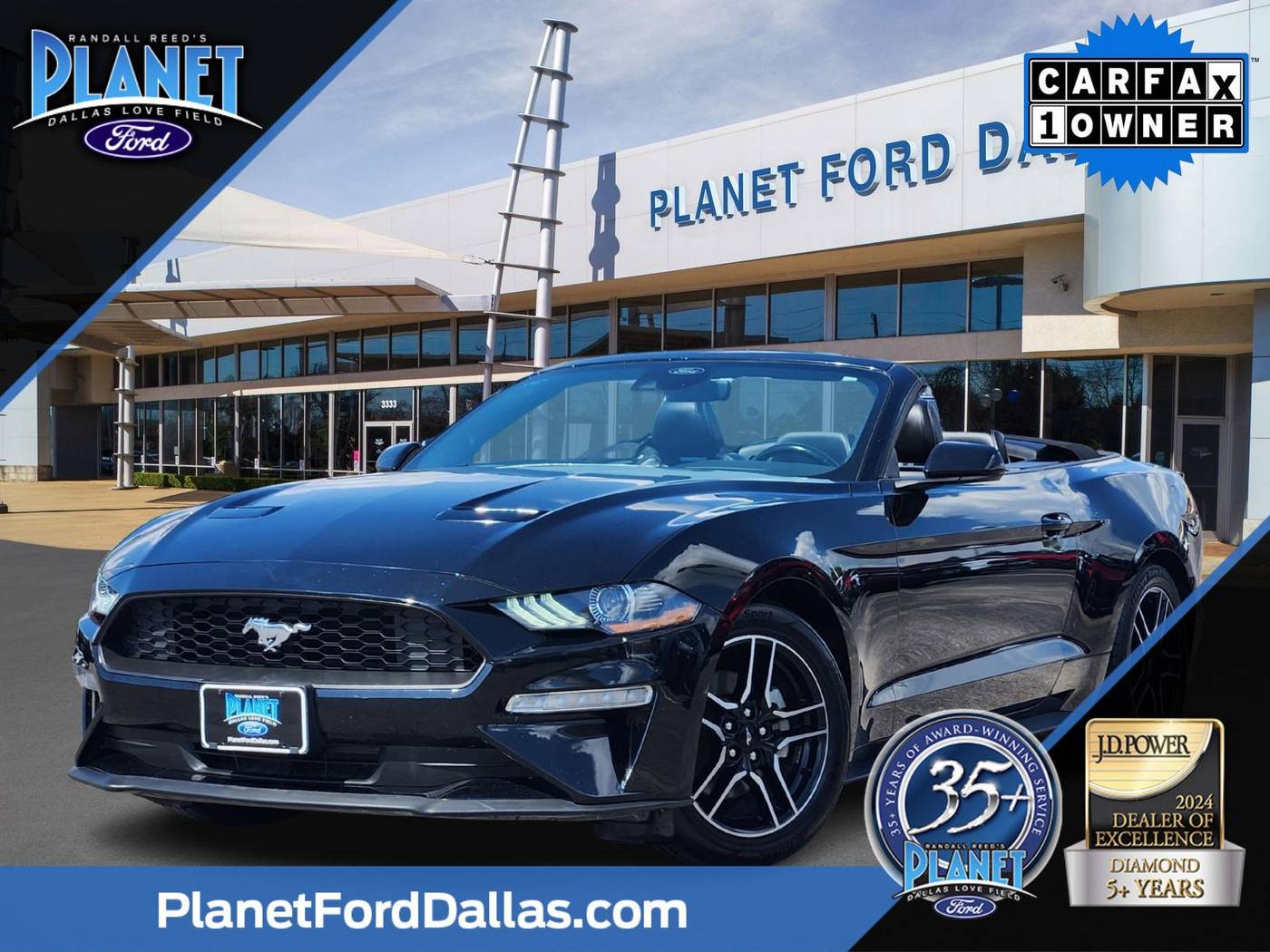 2023 Ford Mustang EcoBoost Premium — Convertible — 51,827 mi — Dallas, TX