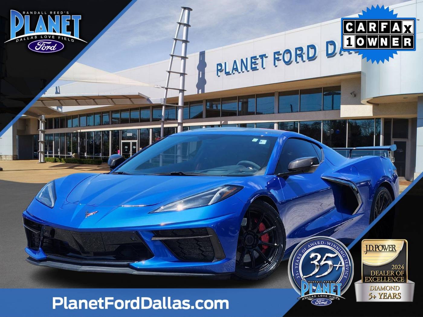 2020 Chevrolet Corvette 3LT — Coupe — 31,572 mi — Dallas, TX