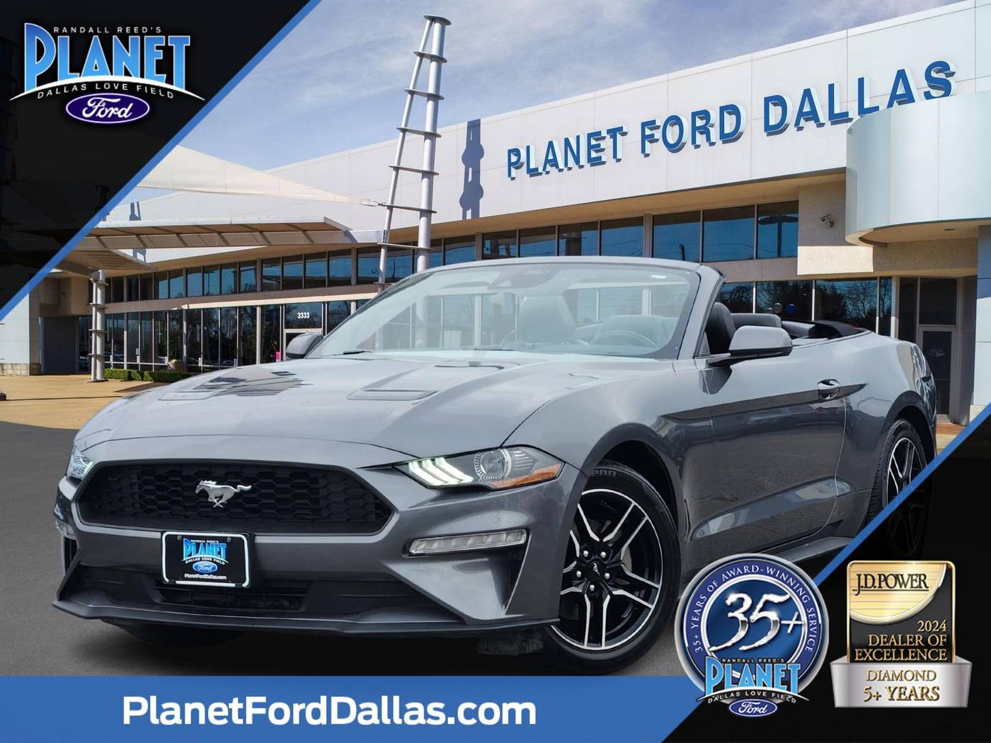 2023 Ford Mustang EcoBoost Premium — Convertible — 34,361 mi — Dallas, TX