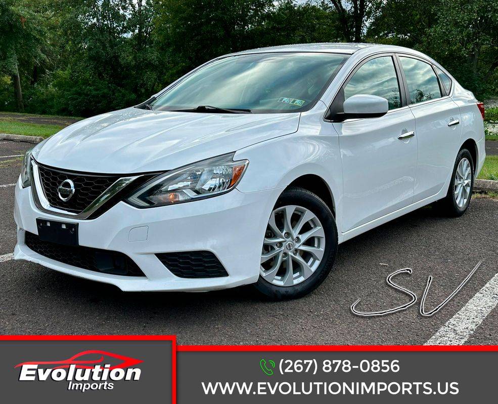 2019 Nissan Sentra SV — Sedan — 89,029 mi — Bristol, PA
