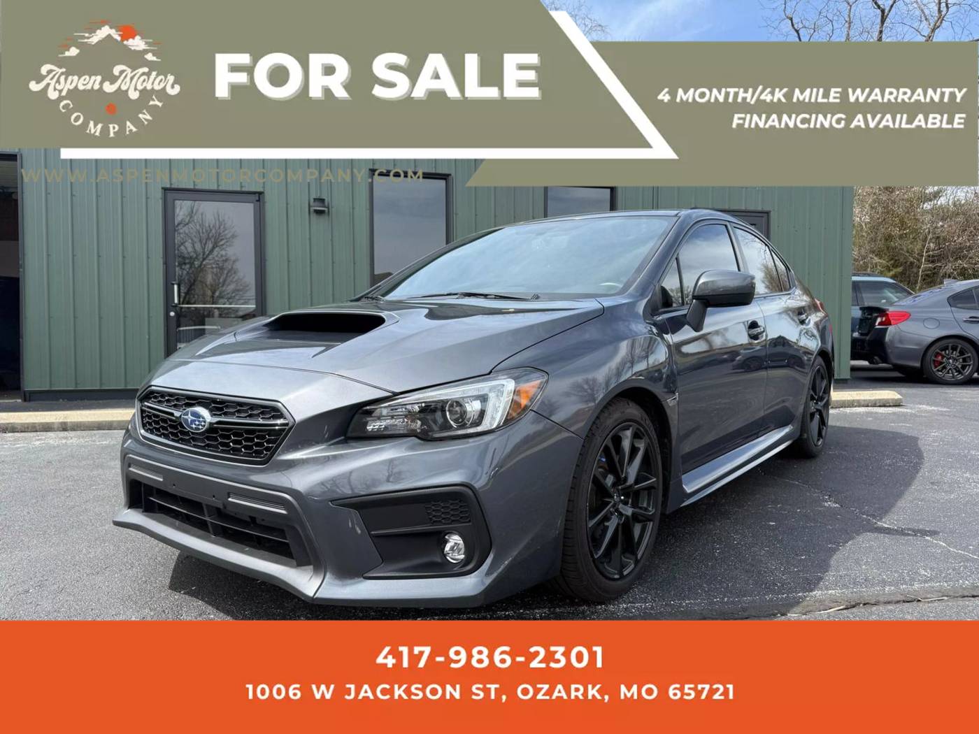 2020 Subaru WRX Limited — Sedan — 31,387 mi — Ozark, MO