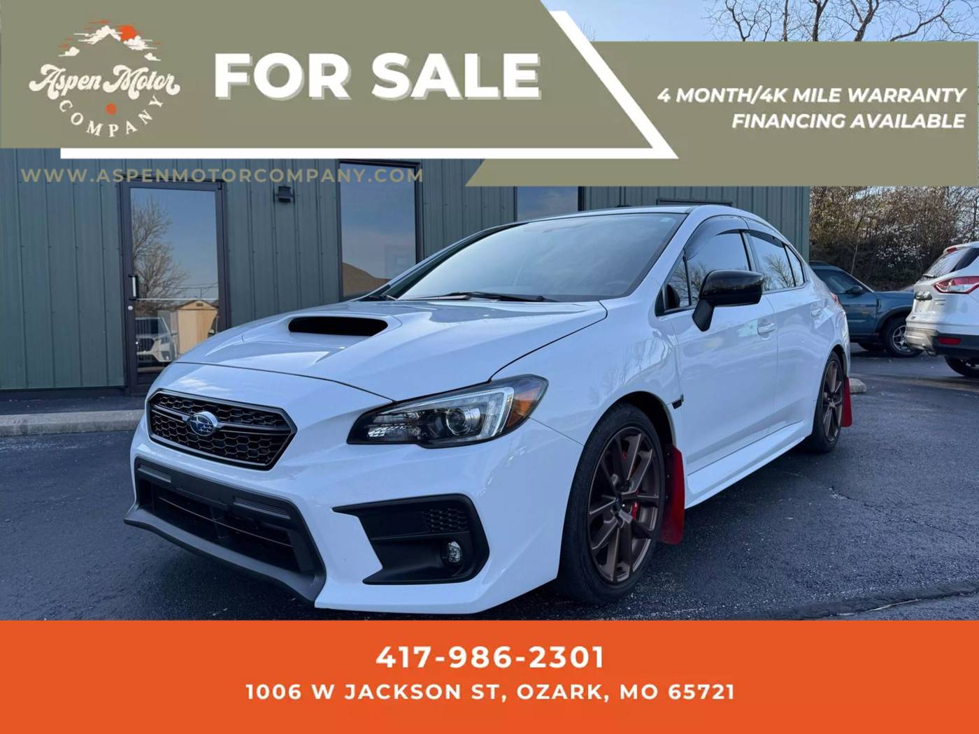 2020 Subaru WRX Premium — Sedan — 47,270 mi — Ozark, MO