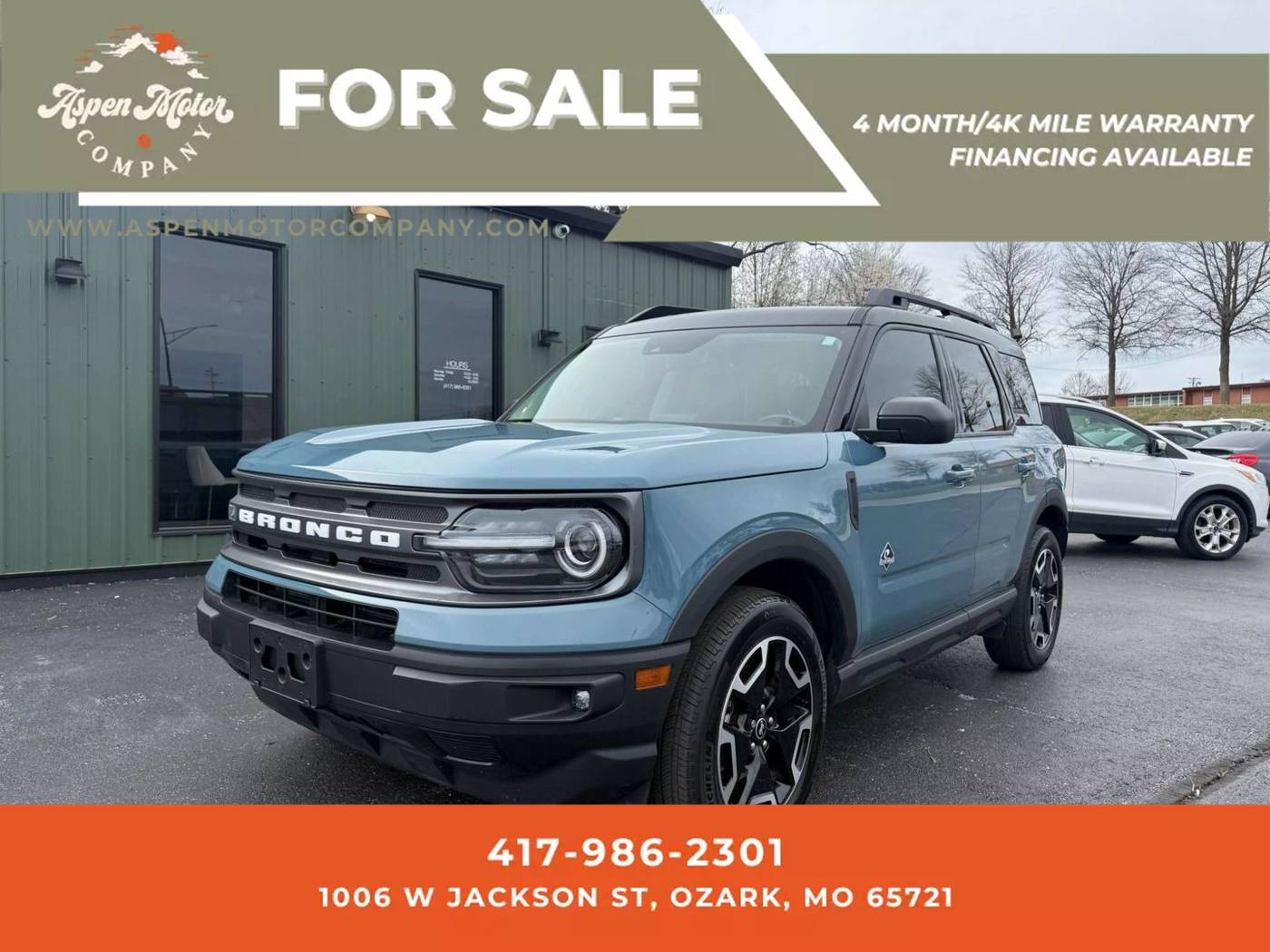 2023 Ford Bronco Sport Outer Banks — SUV — 14,000 mi — Ozark, MO
