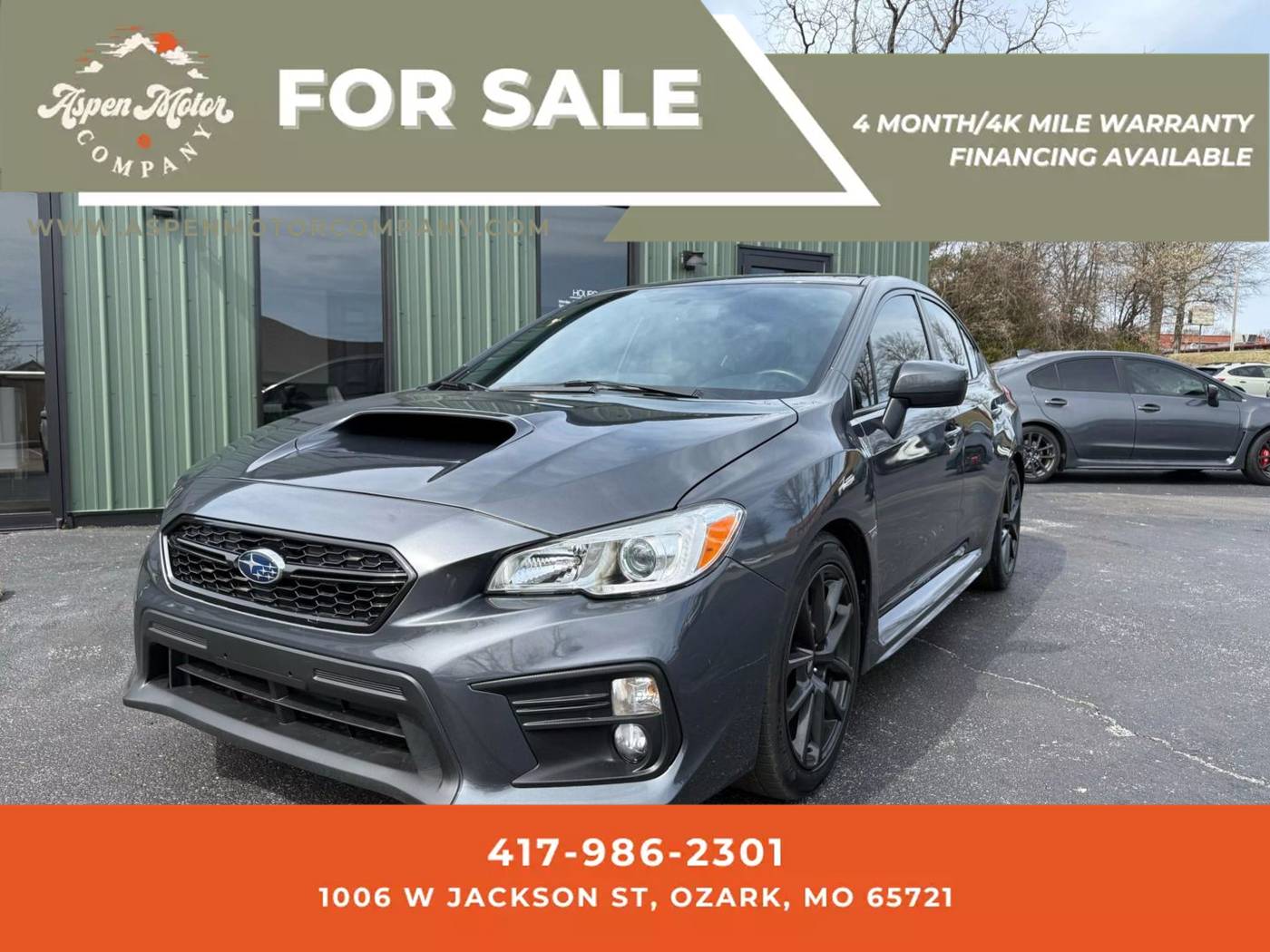 2021 Subaru WRX Premium — Sedan — 20,818 mi — Ozark, MO