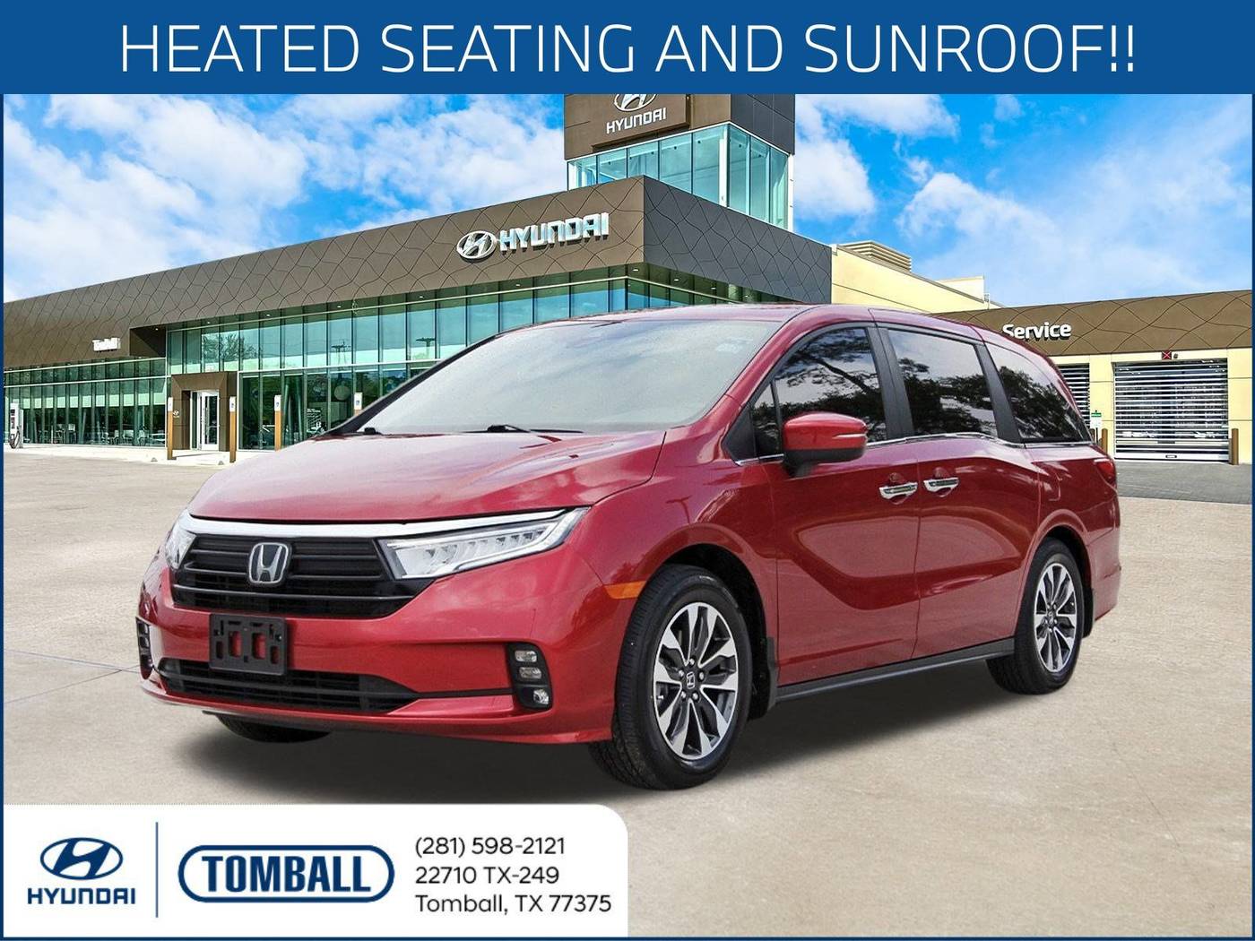 2022 Honda Odyssey EX-L — Minivan — 20,077 mi — Tomball, TX