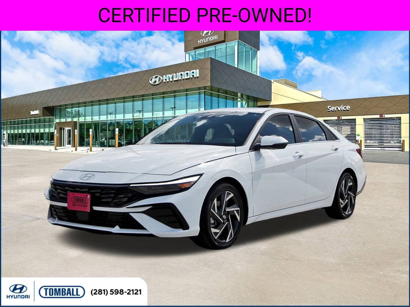 2025 Hyundai Elantra Hybrid Limited — Sedan — 2,368 mi — Tomball, TX
