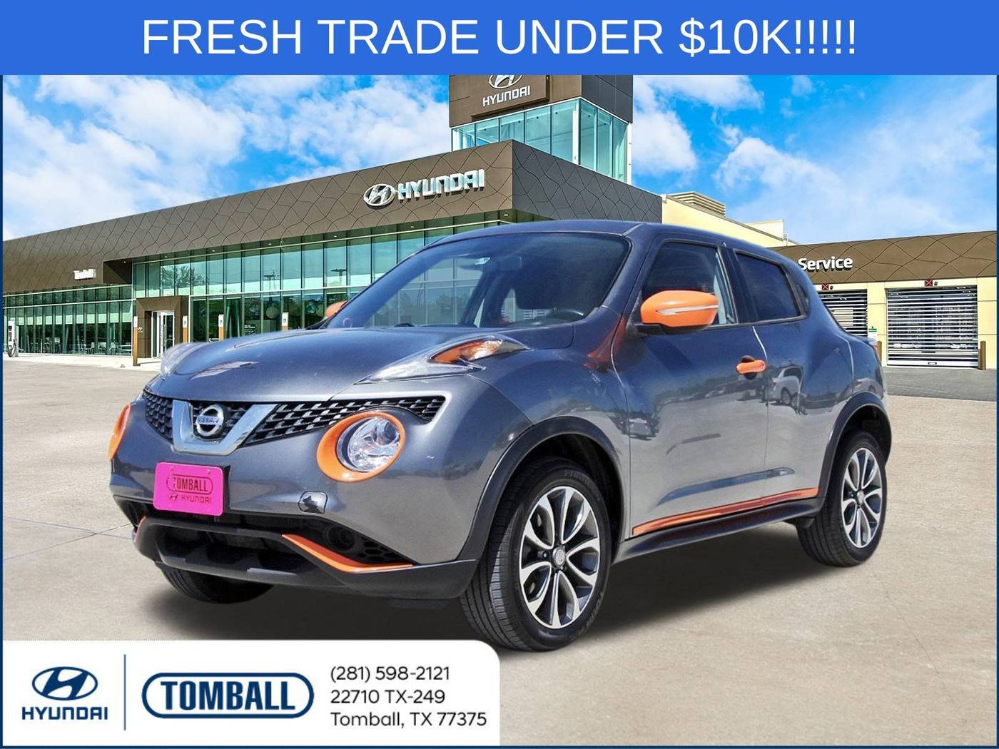 2017 Nissan JUKE SV — SUV — 103,419 mi — Tomball, TX