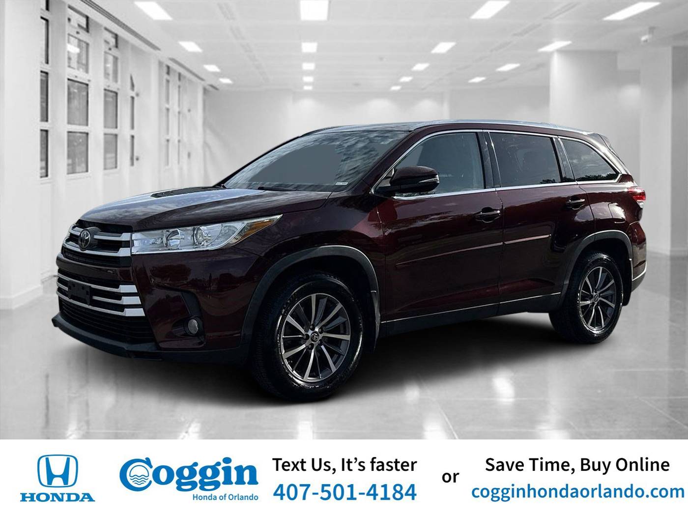 2019 Toyota Highlander XLE — SUV — 110,312 mi — Orlando, FL