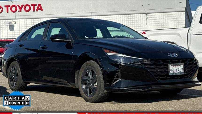 2023 Hyundai Elantra Hybrid Blue — Sedan — 31,936 mi — Tracy, CA